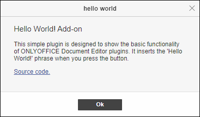 Comment créer un plugin pour ONLYOFFICE Docs